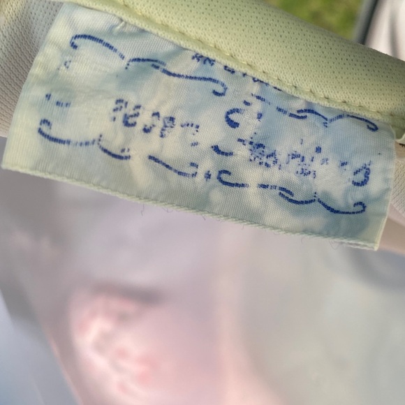 Vintage 70’s Peasant Dress Floral Cream w. Flutter Sleeves Prairie Western M - Picture 15 of 15